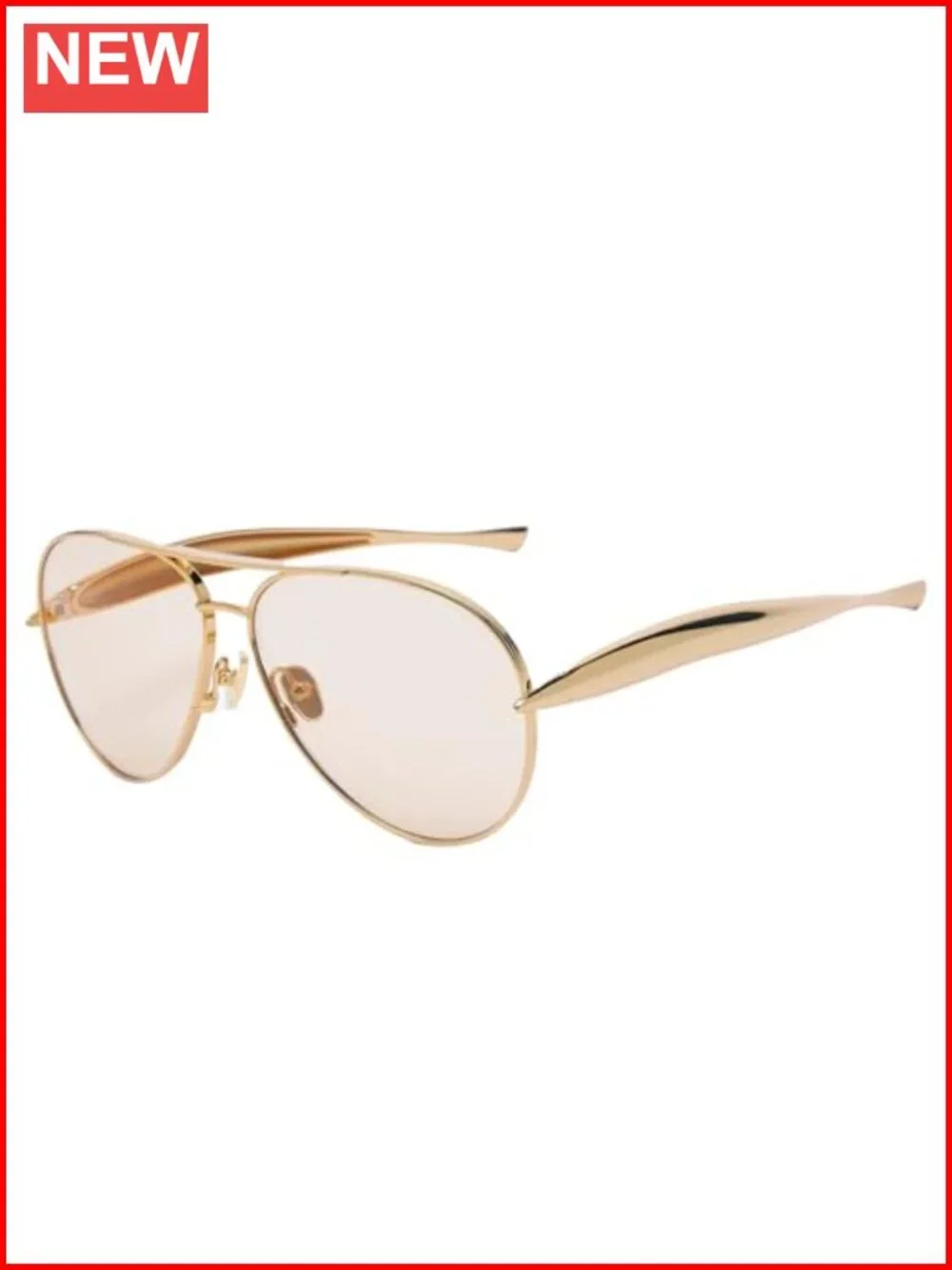 Oversized Aviator Sunglasses Metal Frame UV400 Polarized Shield Sunglasses